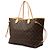 Louis Vuitton Marrone Monogram Neverfull GM - vista 2