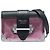 Borsa Prada Vitello Cahier metallizzata con finiture in Saffiano rosa D'oro