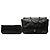 Chanel Black CC gestepptes Lammleder Wallet on Chain Schwarz - Ansicht 7