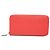 Cartera larga Hermès Red Epsom Azap Silk Roja