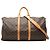 Louis Vuitton Marrone Monogram Keepall Bandouliere 55