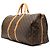 Louis Vuitton Marrone Monogram Keepall Bandouliere 55 - vista 2