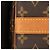 Louis Vuitton Marrone Monogram Keepall Bandouliere 55 - vista 5