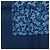 Hermès Seiden-Einstecktuch Blue Grape Vines Blau - Ansicht 4