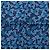 Hermès Seiden-Einstecktuch Blue Grape Vines Blau - Ansicht 5
