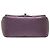 Chanel Mini Square Classic Lambskin Iridescente Single Flap Viola Porpora - vista 3