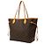 Louis Vuitton Marrone Monogram Neverfull MM - vista 2