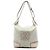 Borsa a tracolla LOEWE in tela marrone Anagram Beige