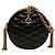 Borsa a tracolla Saint Laurent Black Quilted Le Maillon Round Tassel Chain Crossbody Nero