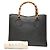 Gucci Black Medium Leather Bamboo Diana Tote Schwarz - Ansicht 7