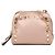 Valentino Pink Leather Rockstud Double Zip Crossbody