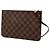 Pochette Louis Vuitton Damier Ebene Marrone Neverfull MM - vista 2