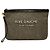 Clutch Rive Gauche in rafia beige Saint Laurent