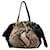 Bow Prada Black Tessuto Python Print Satchel mit Schleife Schwarz  - Ansicht 1
