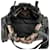 Bow Prada Black Tessuto Python Print Satchel mit Schleife Schwarz  - Ansicht 4