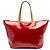 Louis Vuitton Red Monogram Vernis Bellevue GM Rosso