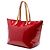 Louis Vuitton Red Monogram Vernis Bellevue GM Rosso - vista 2
