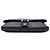 Clutch Grip in agnello trapuntato nero Chanel - vista 3