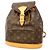 Zaino Louis Vuitton Monogram Montsouris MM Marrone
