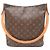 Borsa a tracolla Looping GM da donna Louis Vuitton Marrone