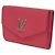 Portafoglio Louis Vuitton Porte Feuille Lock Mini in pelle Rosa - vista 2
