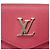Portafoglio Louis Vuitton Porte Feuille Lock Mini in pelle Rosa - vista 4
