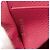 Portafoglio Louis Vuitton Porte Feuille Lock Mini in pelle Rosa - vista 9