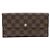 Louis Vuitton Portefeuille Sarah Damier Long Wallet Braun