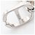 Christian Dior Bracciale Dior CD Icon in pelle e acciaio inossidabile Marrone Beige - vista 4