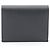 Thom Browne Double Card Holder Leather Card Case Black