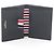 Thom Browne Double Card Holder Leather Card Case Black - view 3