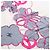 Chanel Camelia Seiden-Viskose-Stola Weiß - Ansicht 2