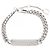 Christian Dior Bracciale a maglie Guilloche Dior in acciaio inossidabile Argento Metallico