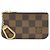 Louis Vuitton Pochette Cle Damier Münz- und Schlüsseletui Braun