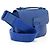 Borsa a tracolla Louis Vuitton Monogram Empreinte Macassar S Lock Blu - vista 2