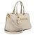 Borsa con zip Prada Vitello Daino Grigio - vista 2