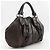 Prada Frill Leder Tote Bag Braun - Ansicht 3