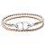 Christian Dior Bracciale in pelle Dior CD Icon Marrone Beige
