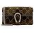 Borsa a tracolla Gucci GG Velvet Crystal Dionysus Medium E/W Marrone