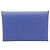 Hermès Hermes Calvi Verso monedero de piel de becerro y cabra Azul