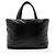 Saint Laurent Puffed Leather Logo Shopping Tote Schwarz - Ansicht 3