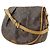Borsa a tracolla Louis Vuitton Menilmontant Monogram Marrone - vista 2