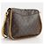 Borsa a tracolla Louis Vuitton Menilmontant Monogram Marrone - vista 3