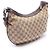 Borsa a tracolla Gucci GG Canvas e pelle Marrone Beige - vista 2