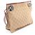 Borsa a Spalla Gucci GG Canvas Marrone Beige - vista 2