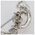 Spilla a catena traforata Chanel Coco Mark Argento Metallico - vista 8