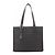 Borsa Tote Loewe Buckle Horizontal Anagram Canvas Leather Nero