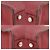 Borsa Fendi Peekaboo in pelle Selleria Rosso - Ansicht 4