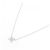 Collana TASAKI in oro bianco K14 0.24CT Diamante Argento Metallico - vista 2