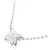 Collana TASAKI in oro bianco K14 0.24CT Diamante Argento Metallico - vista 4